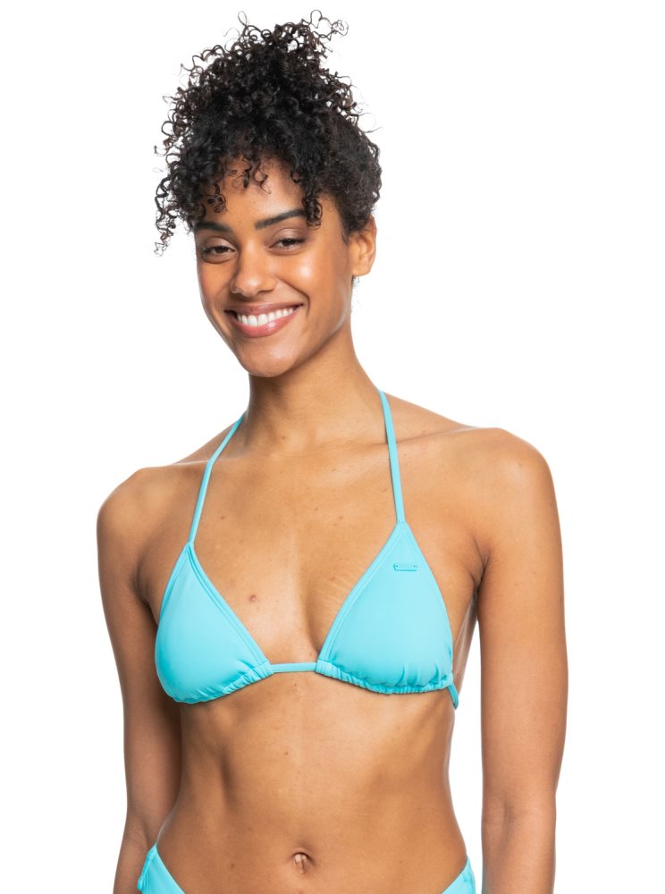 Hauts De Bikini Roxy Beach Classics Tiki Triangle Bleu Femme | JFW-39116271