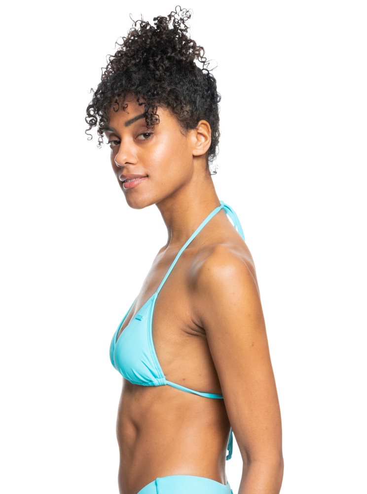 Hauts De Bikini Roxy Beach Classics Tiki Triangle Bleu Femme | JFW-39116271