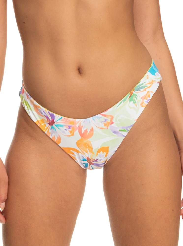 Bas De Bikini Roxy Retro Reversible Cheeky Blanche Femme | GRE-30628956