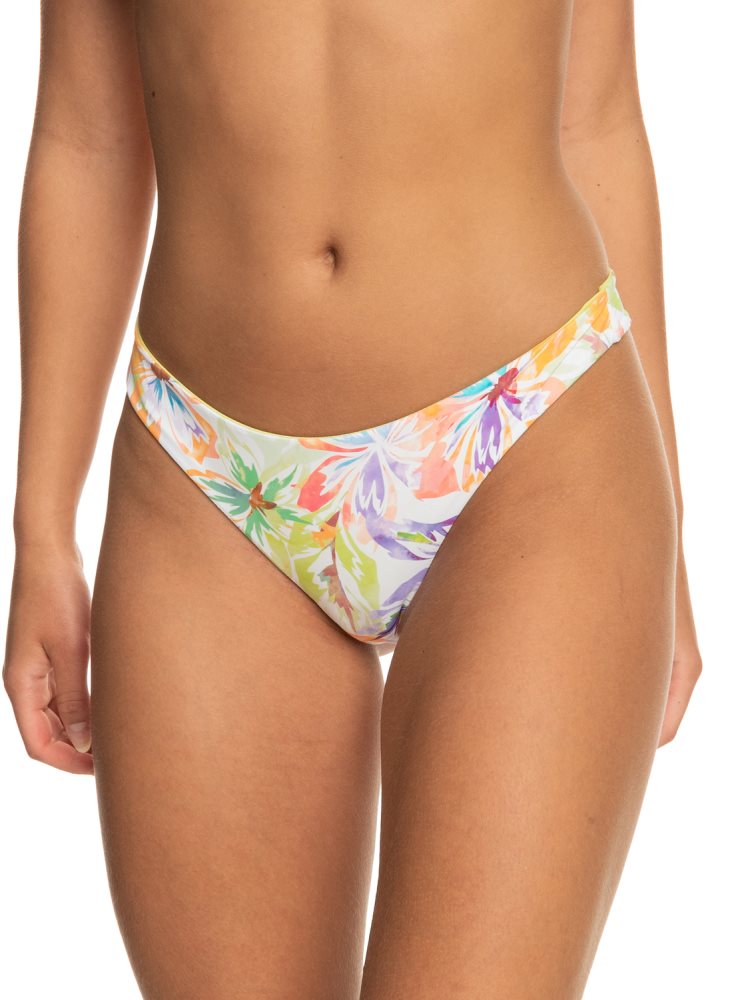 Bas De Bikini Roxy Retro Revo Reversible Mini Blanche Femme | MZT-14465140