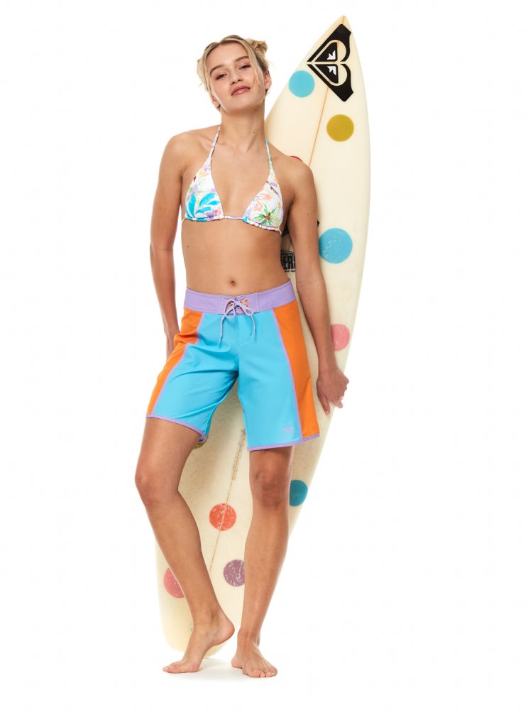 Hauts De Bikini Roxy Retro Revo Reversible Tiki Triangle Blanche Femme | CFS-38980000