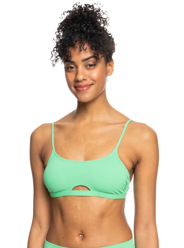 Hauts De Bikini Roxy Color Jam Bralette Vert Femme | CNZ-98975488