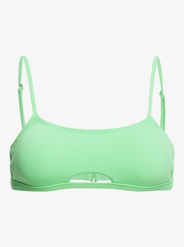 Hauts De Bikini Roxy Color Jam Bralette Vert Femme | CNZ-98975488