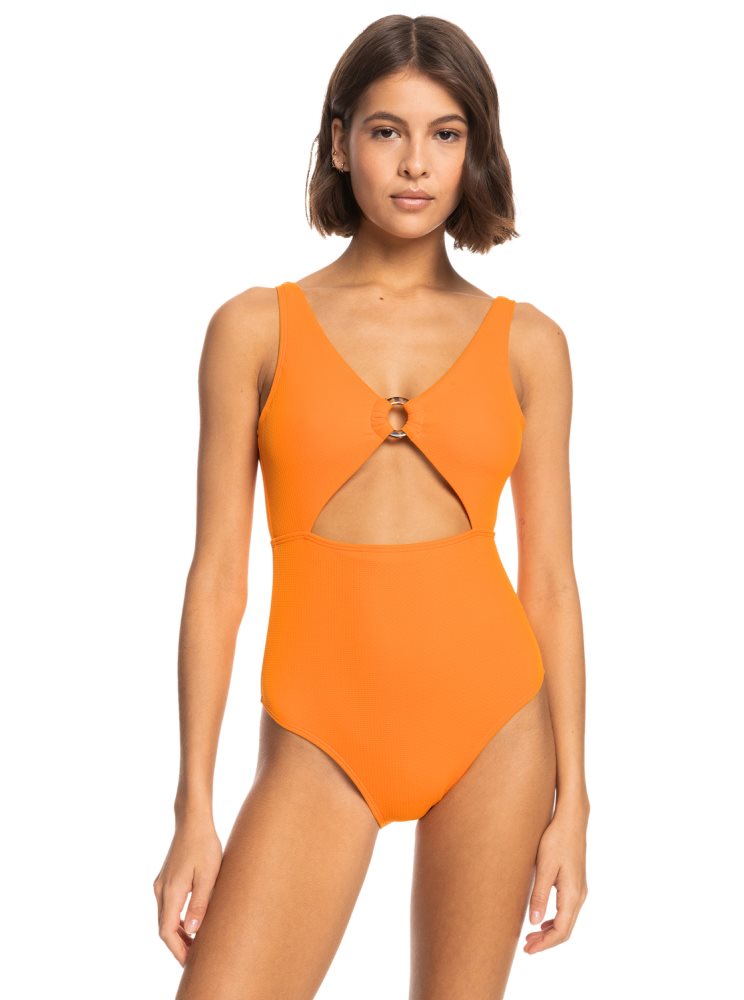 Maillots De Bain Roxy Color Jam Jaune Femme | RGJ-20292832