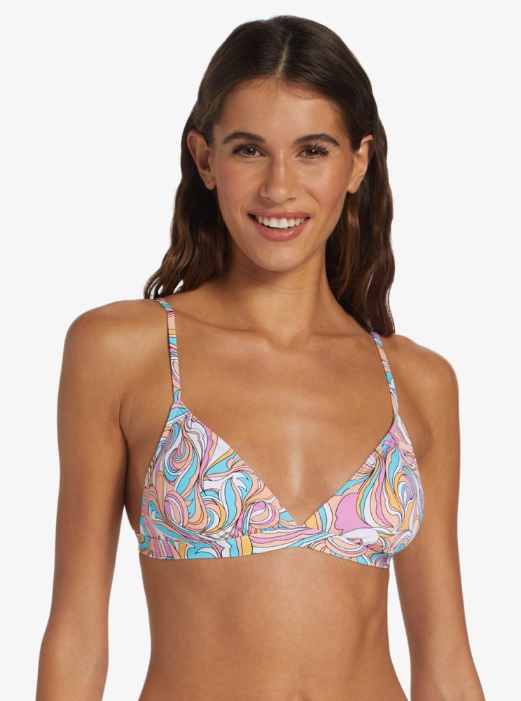 Hauts De Bikini Roxy Beach Classics Fixed Triangle Multicolore Femme | VRE-06156827