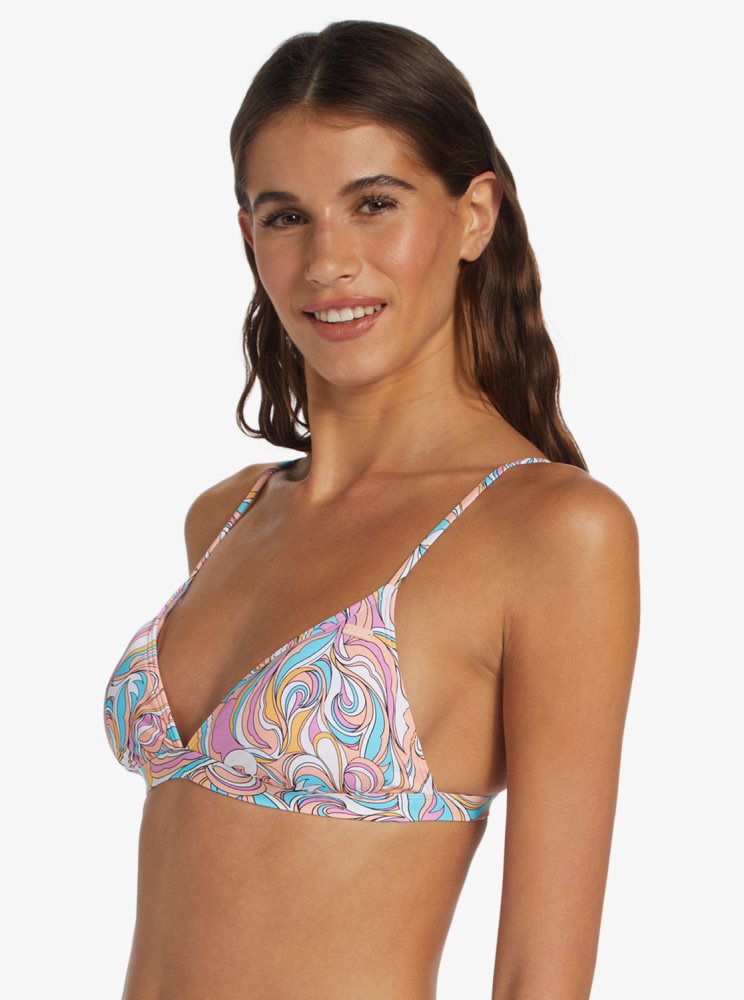 Hauts De Bikini Roxy Beach Classics Fixed Triangle Multicolore Femme | VRE-06156827