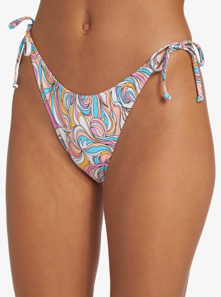 Bas De Bikini Roxy Beach Classics Cheeky Multicolore Femme | MXG-75457588