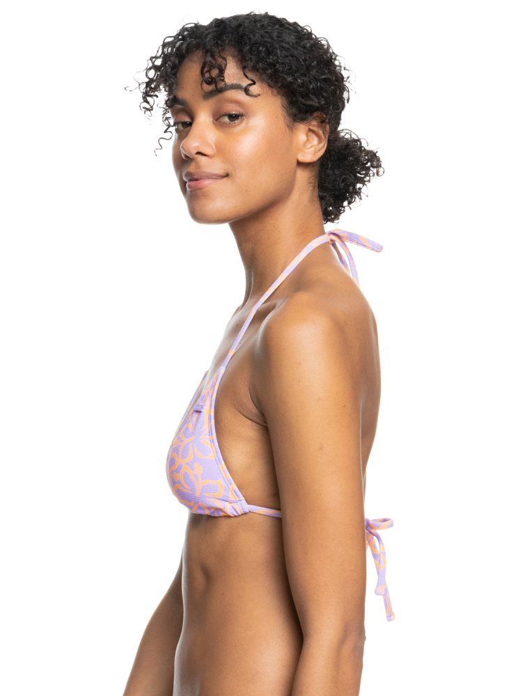 Hauts De Bikini Roxy Hawaiian Heat Elongated Triangle Orange Femme | FDJ-06938418