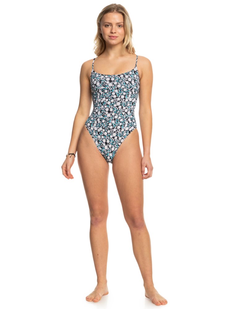 Maillots De Bain Roxy Printed Beach Classics Grise Foncé Femme | DGE-87831624