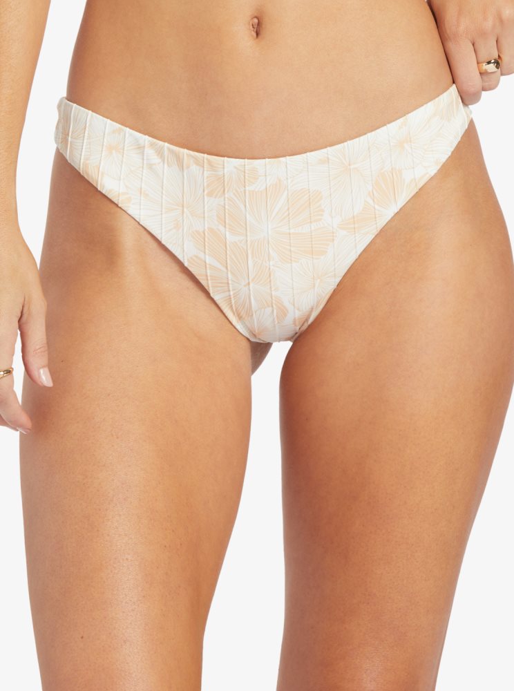 Bas De Bikini Roxy Rib Love The Baja Blanche Femme | FSD-14761577