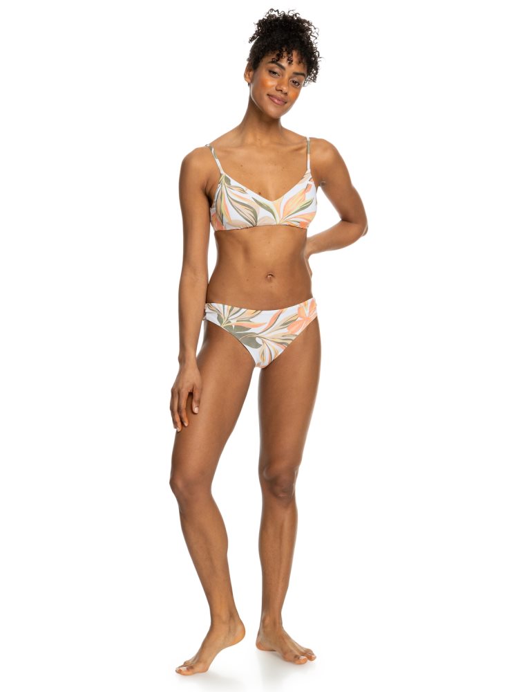 Bas De Bikini Roxy Beach Classics Brides Hipster Blanche Femme | RRX-75081928