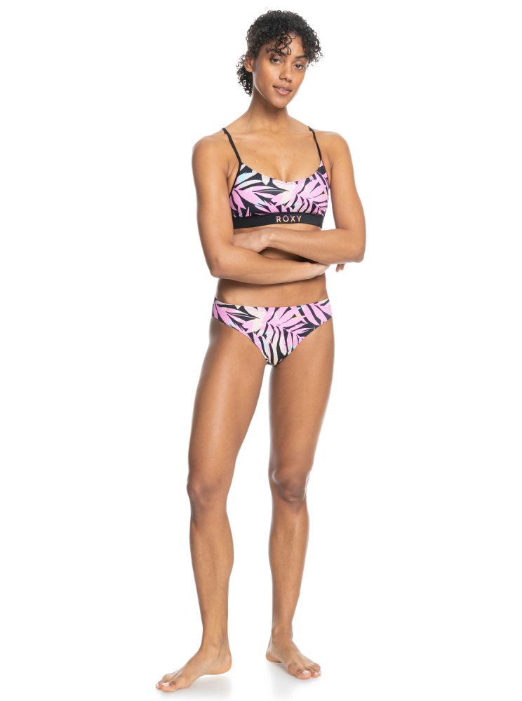 Bas De Bikini Roxy Active Hipster Grise Foncé Vert Femme | KLR-04114750