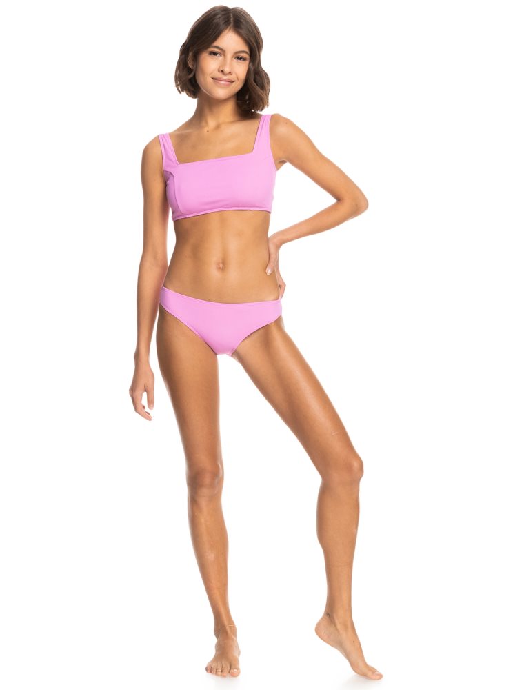 Bas De Bikini Roxy Active Rib Hipster Bot Violette Femme | XNM-28414340