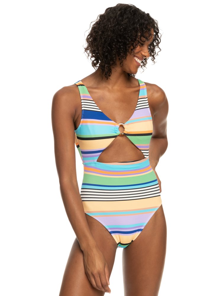 Maillots De Bain Roxy Color Jam Grise Foncé Femme | KEC-56703152