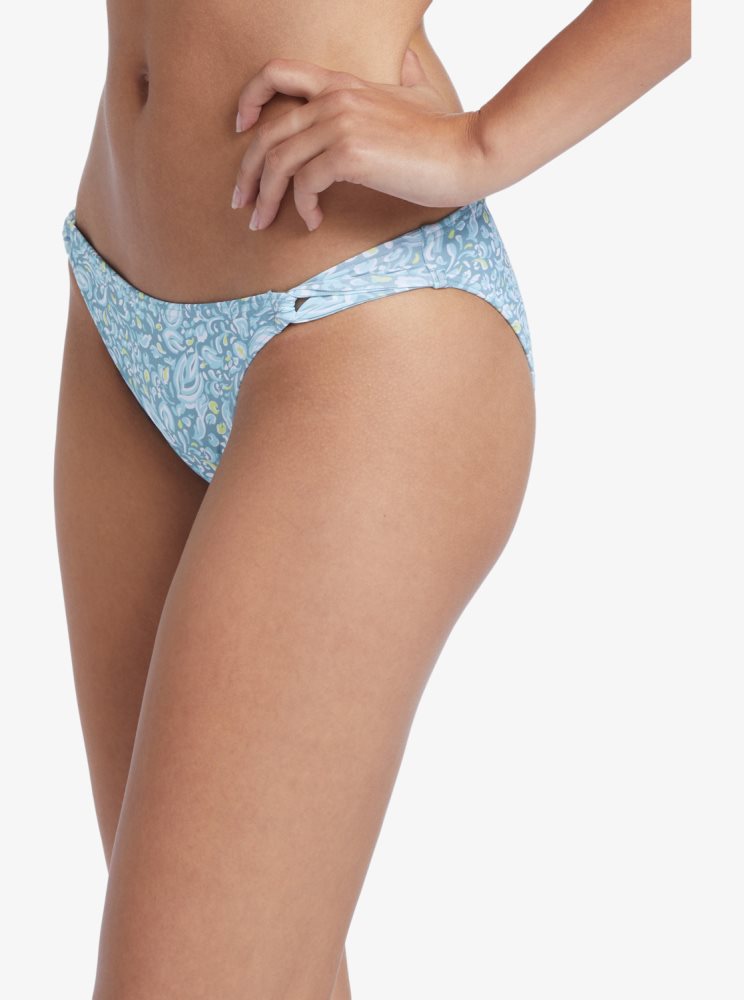 Bas De Bikini Roxy Seaside Tropics Bleu Femme | KTH-84655829