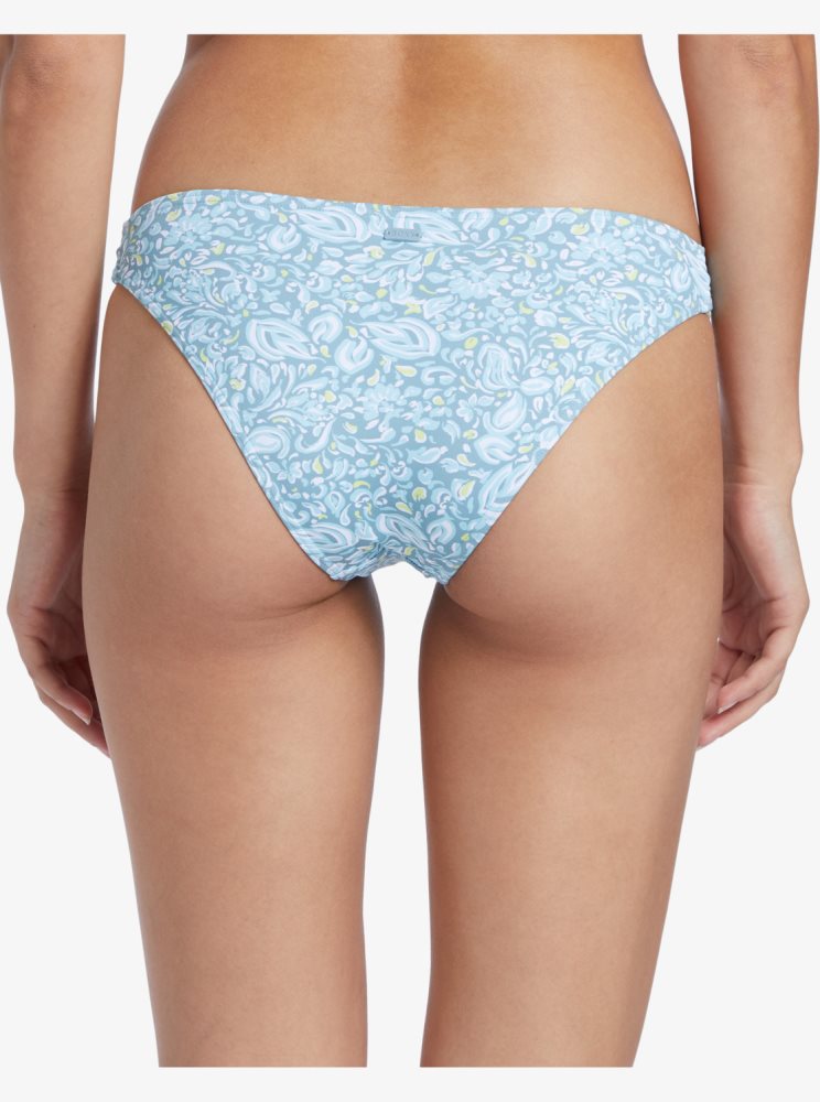 Bas De Bikini Roxy Seaside Tropics Bleu Femme | KTH-84655829