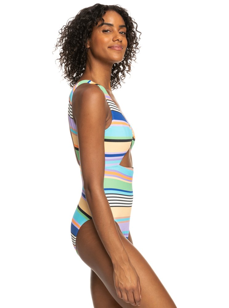 Maillots De Bain Roxy Color Jam Grise Foncé Femme | KEC-56703152