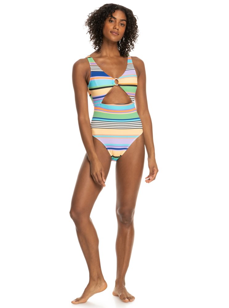 Maillots De Bain Roxy Color Jam Grise Foncé Femme | KEC-56703152