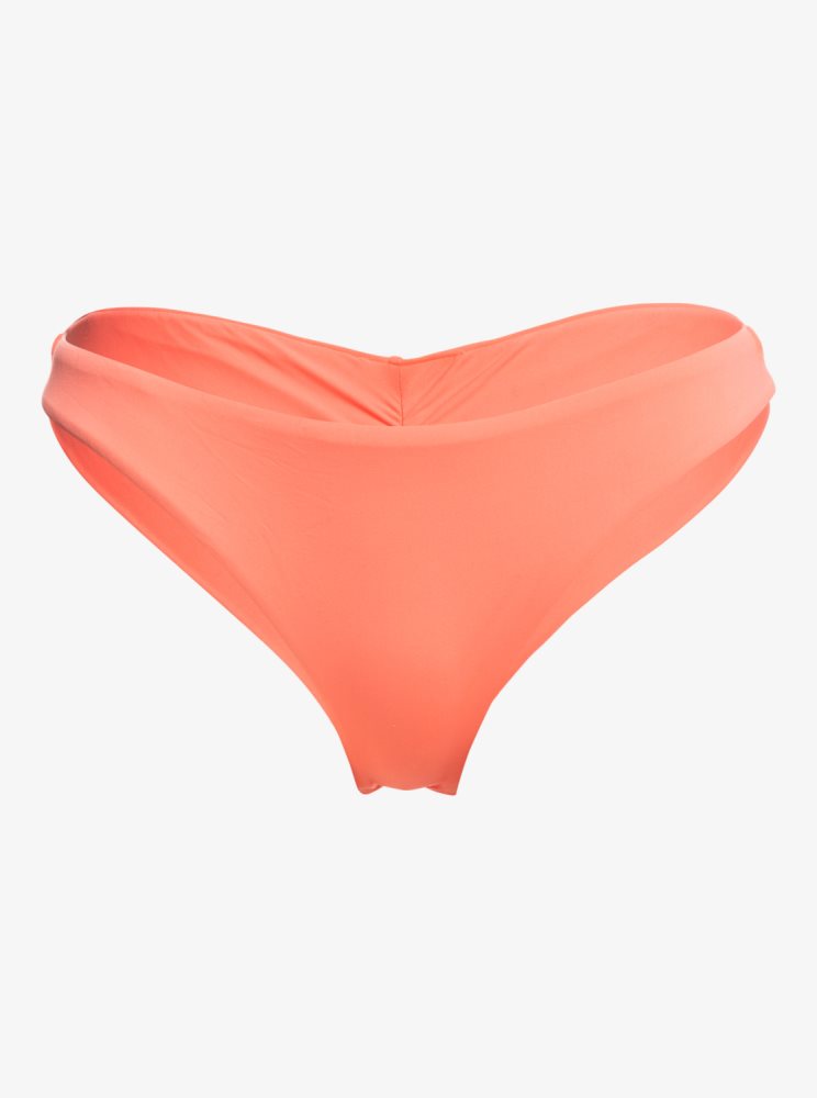 Bas De Bikini Roxy Beach Classics Cheeky Corail Femme | MVQ-14902282