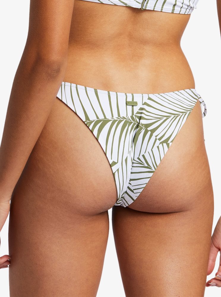 Bas De Bikini Roxy Beach Classics Cheeky Vert Femme | QHG-56580214