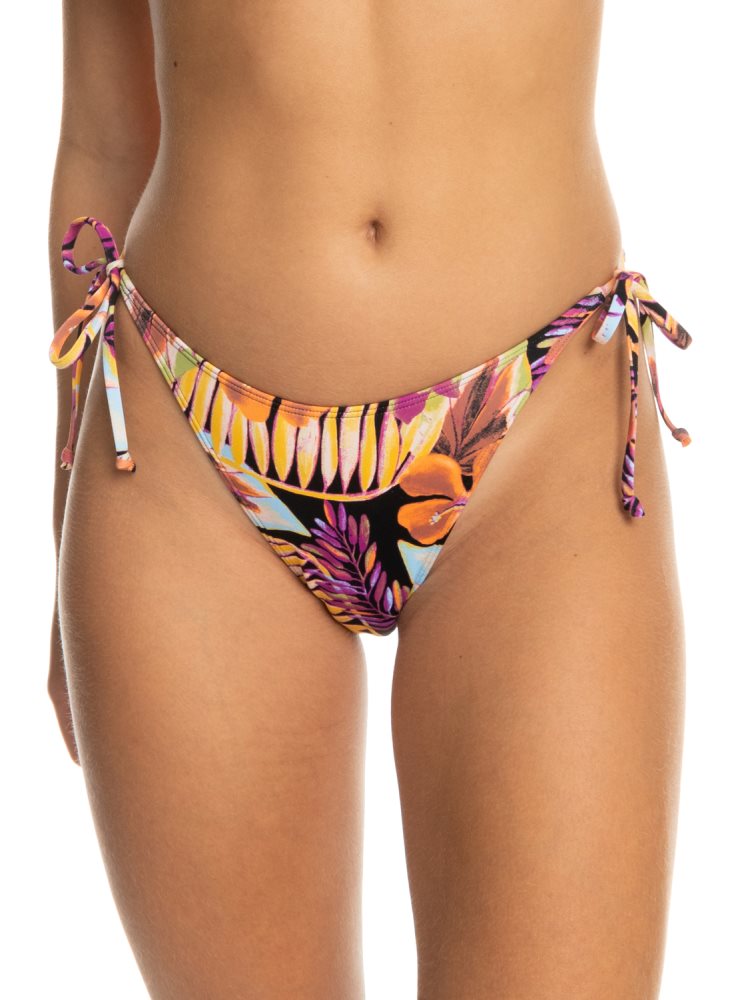 Bas De Bikini Roxy Printed Beach Classics Cheeky Grise Foncé Femme | DXO-51741497