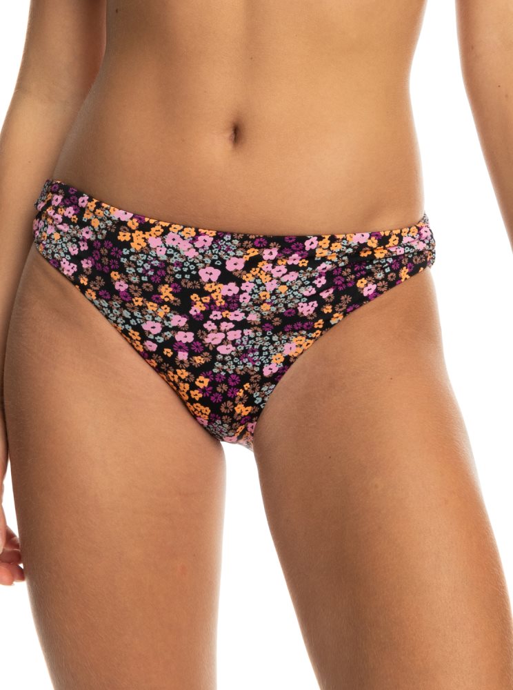 Bas De Bikini Roxy Printed Beach Classics Hipster Grise Foncé Femme | NCK-26507582