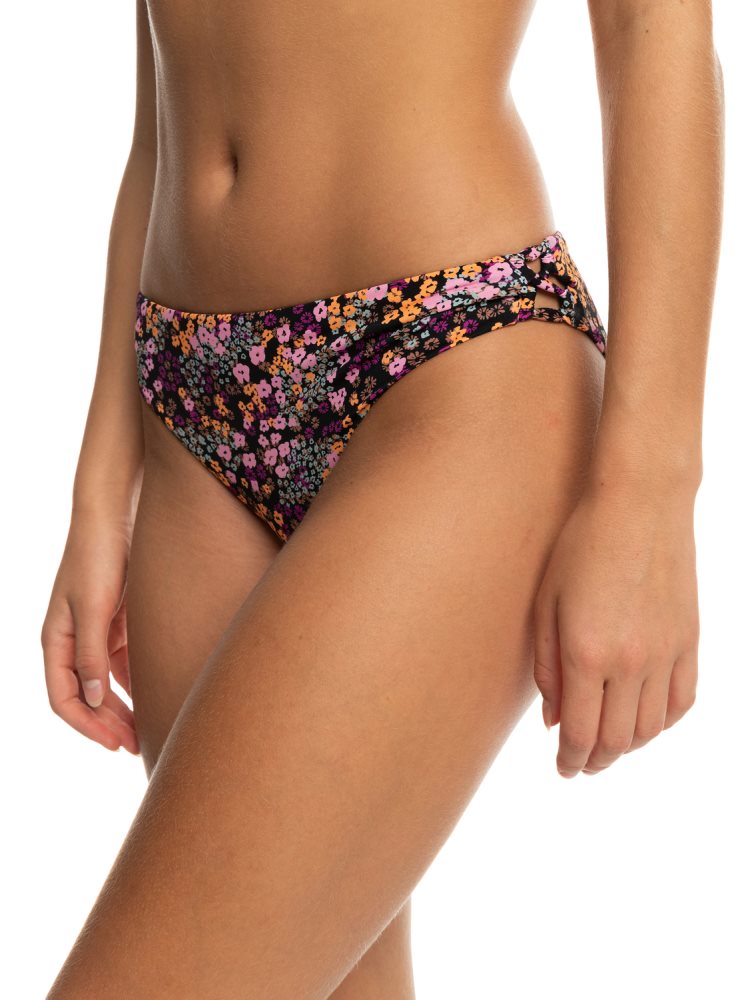 Bas De Bikini Roxy Printed Beach Classics Hipster Grise Foncé Femme | NCK-26507582