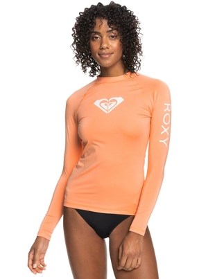 Rashguards Roxy Whole Hearted Long Sleeve UPF 50 Rose Femme | SSV-93860417