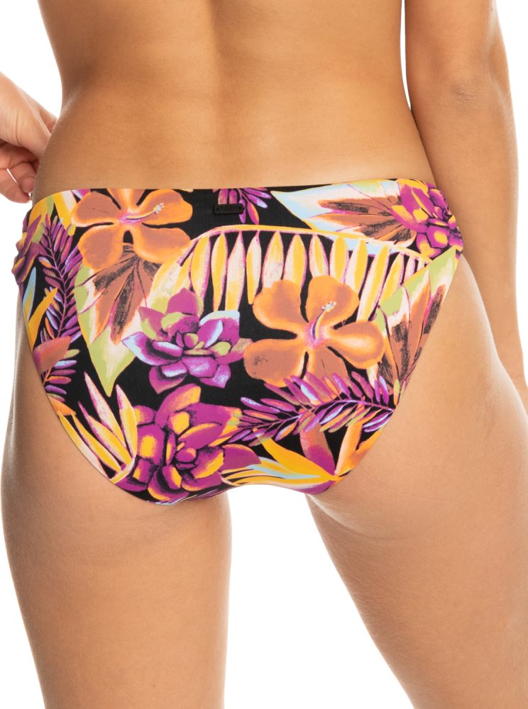 Bas De Bikini Roxy Printed Beach Classics Hipster Grise Foncé Femme | DRB-83885419