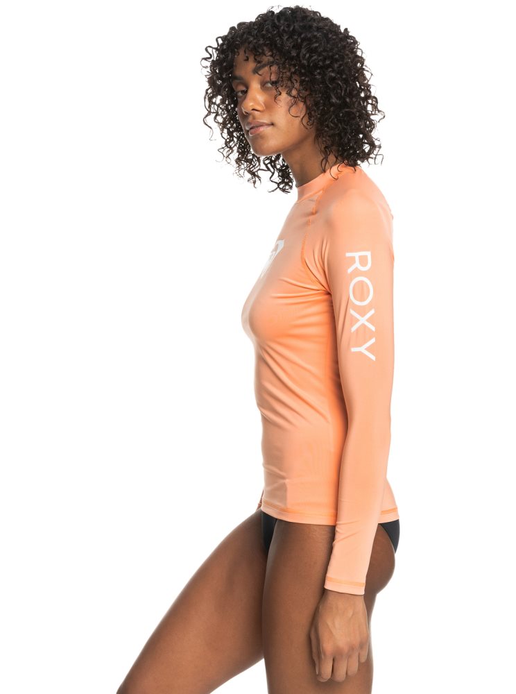 Rashguards Roxy Whole Hearted Long Sleeve UPF 50 Rose Femme | SSV-93860417