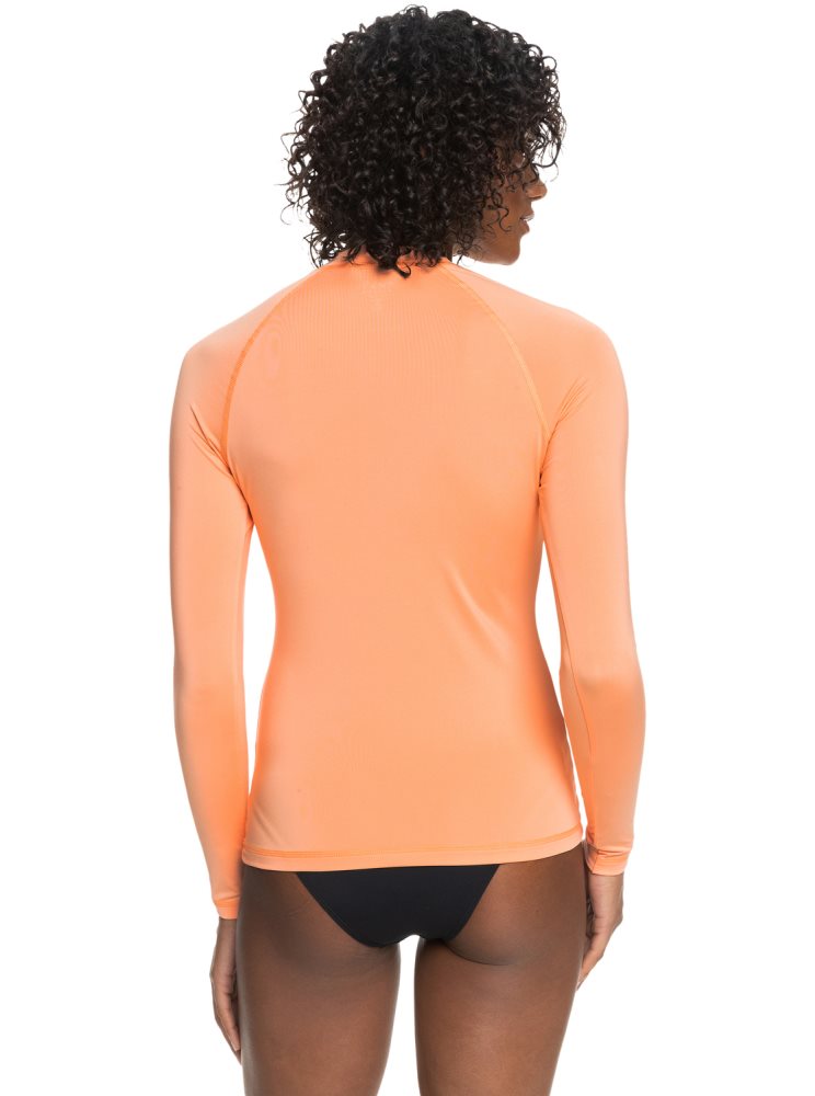 Rashguards Roxy Whole Hearted Long Sleeve UPF 50 Rose Femme | SSV-93860417