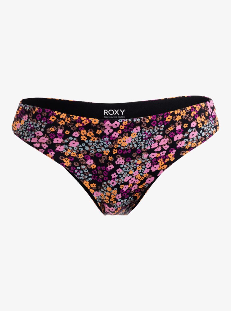 Bas De Bikini Roxy Printed Beach Classics Hipster Grise Foncé Femme | NCK-26507582