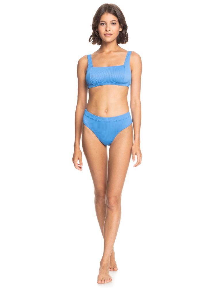 Hauts De Bikini Roxy Love The 360 Athlétiques Bleu Femme | WMB-89216272