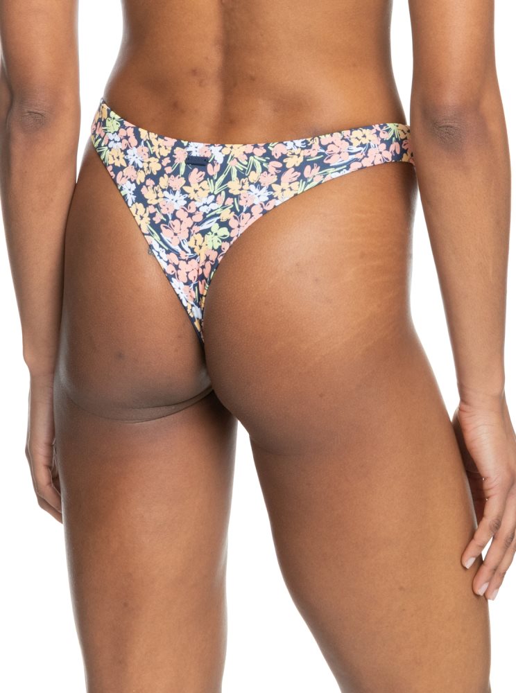 Bas De Bikini Roxy Printed Beach Classics Mini Indigo Femme | ZZD-83897624