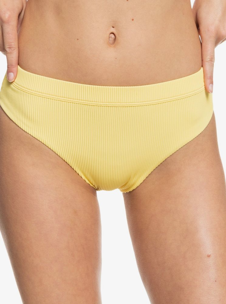 Bas De Bikini Roxy Love The Shorey Jaune Femme | TEG-15384564