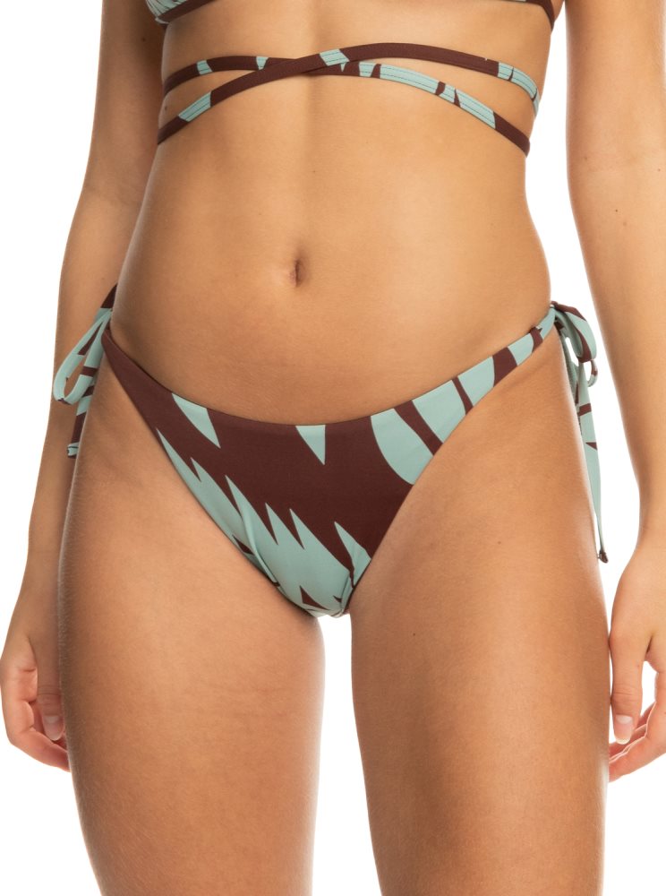 Bas De Bikini Roxy Palm Cruz Cheeky Chocolat Femme | EBN-78672787