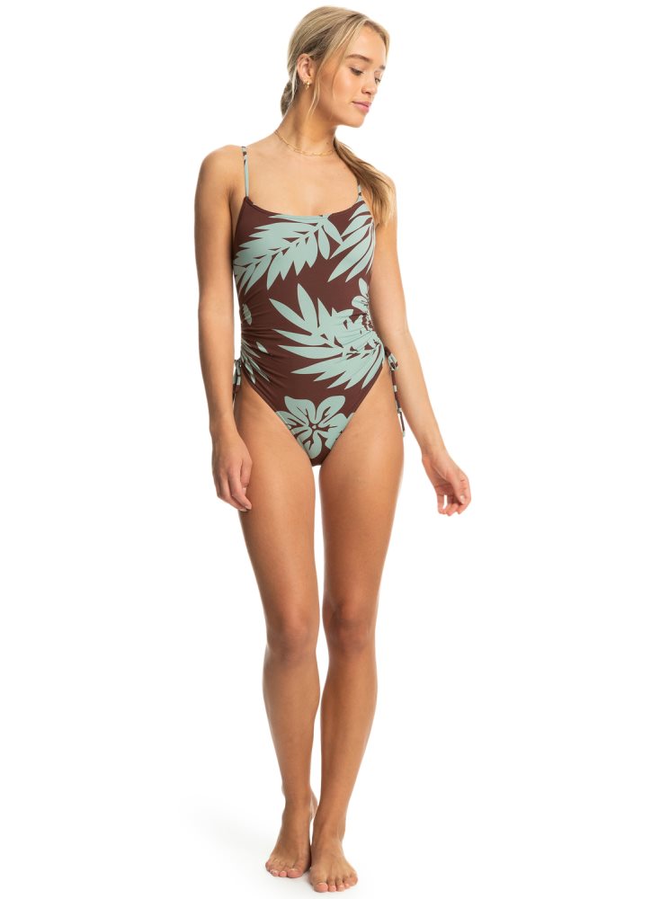 Maillots De Bain Roxy Palm Cruz Chocolat Femme | ZYH-46762587