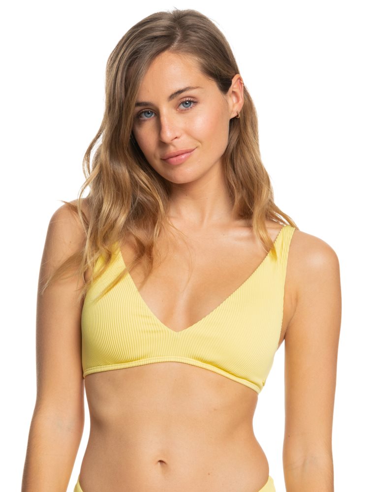 Hauts De Bikini Roxy Love The Oceana Jaune Femme | EMV-53800985