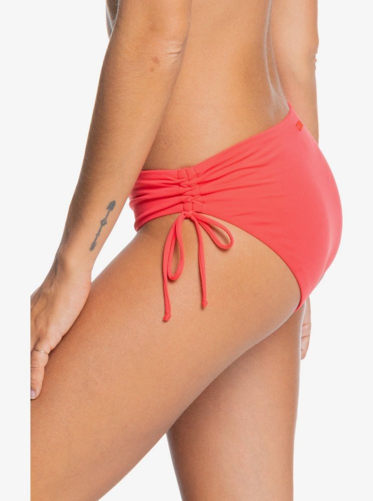 Bas De Bikini Roxy Sd Beach Classics Fa Hipster B Separate Rouge Femme | WEQ-74801501