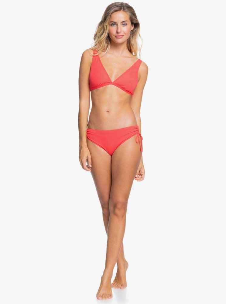 Bas De Bikini Roxy Sd Beach Classics Fa Hipster B Separate Rouge Femme | WEQ-74801501