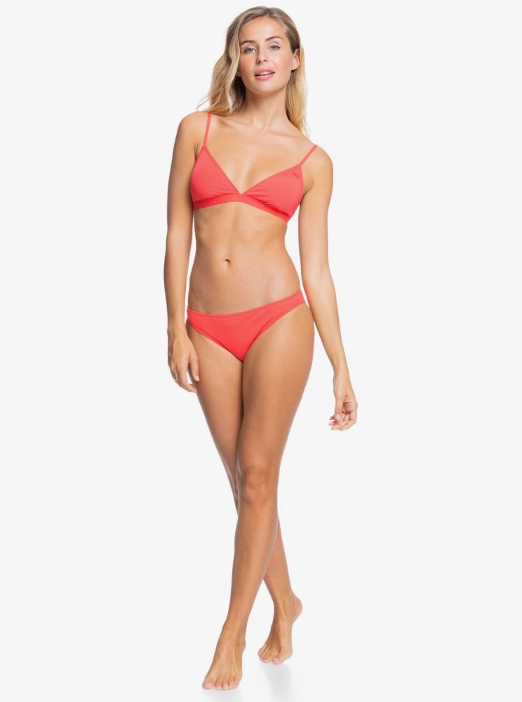 Hauts Roxy Sd Beach Classics Fixed Tri Separate Rouge Femme | VYB-63805000