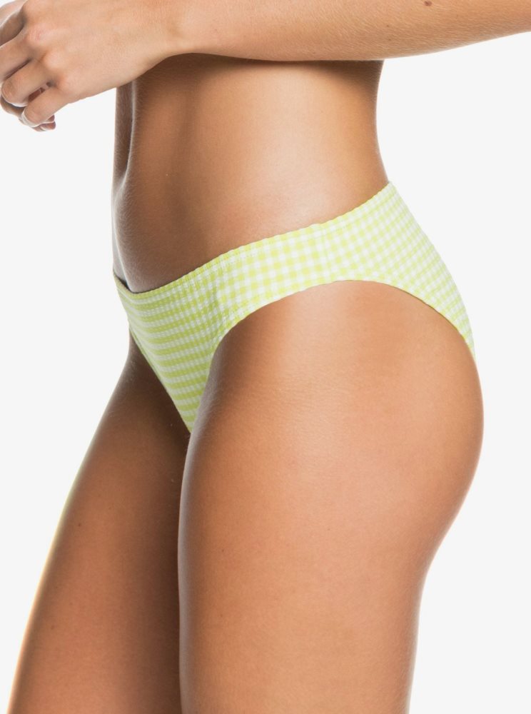 Bas De Bikini Roxy Beautiful Sun Regular Jaune Femme | YPV-16730274