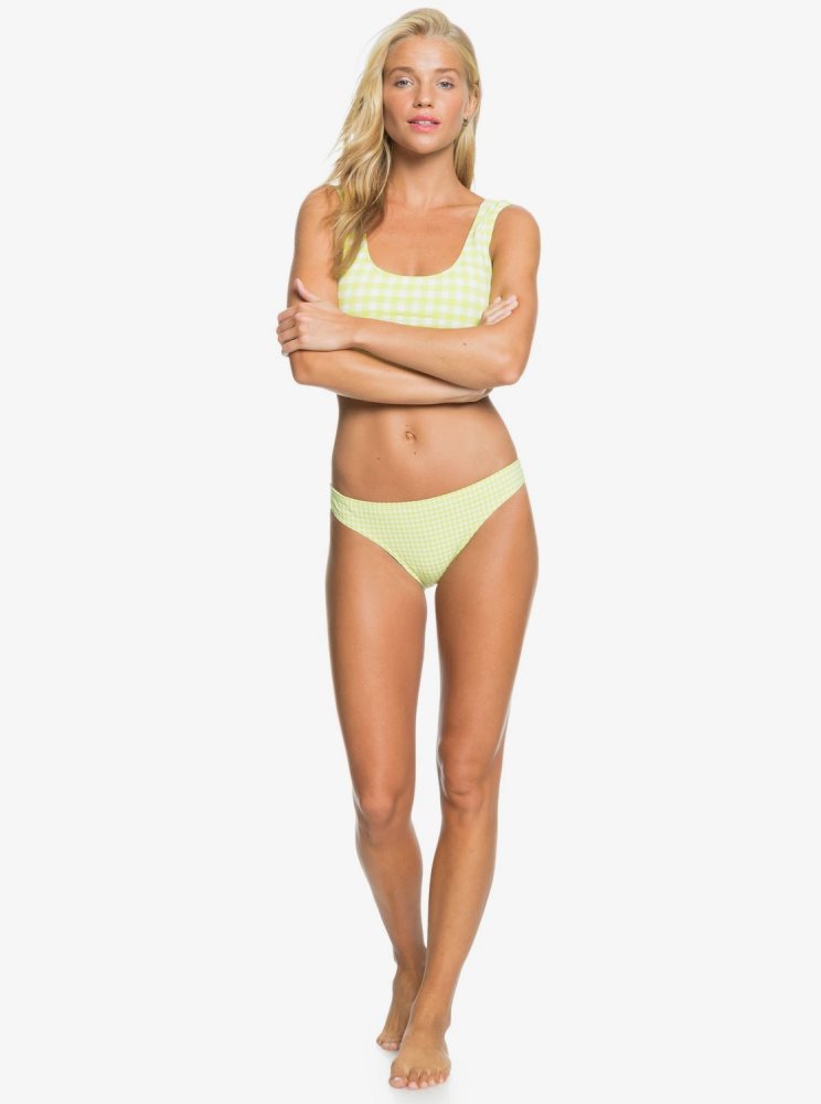 Bas De Bikini Roxy Beautiful Sun Regular Jaune Femme | YPV-16730274