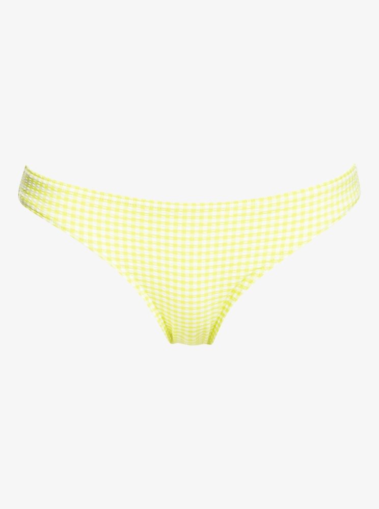 Bas De Bikini Roxy Beautiful Sun Regular Jaune Femme | YPV-16730274