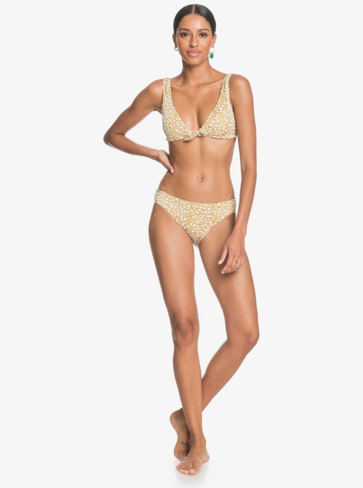 Bas De Bikini Roxy Lilies Surf Full Vert Olive Femme | RMQ-71215613