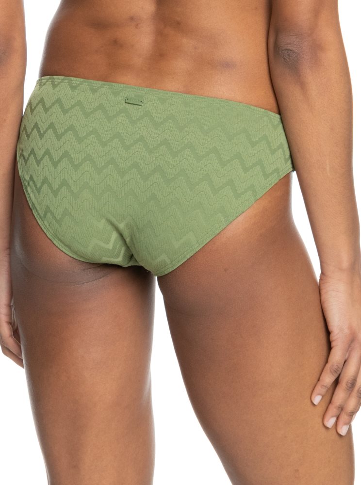 Bas De Bikini Roxy Current Coolness Hipster Vert Olive Vert Femme | KLD-06283260