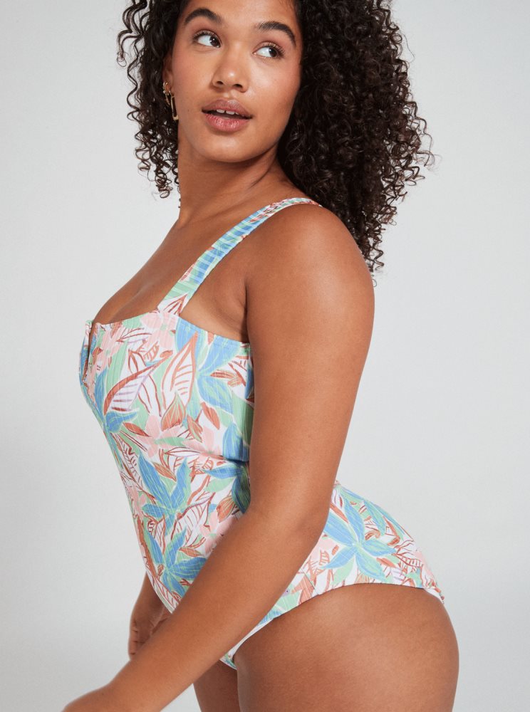 Maillots De Bain Roxy Love Rib The Coco D-Cup Multicolore Femme | AWL-49468129