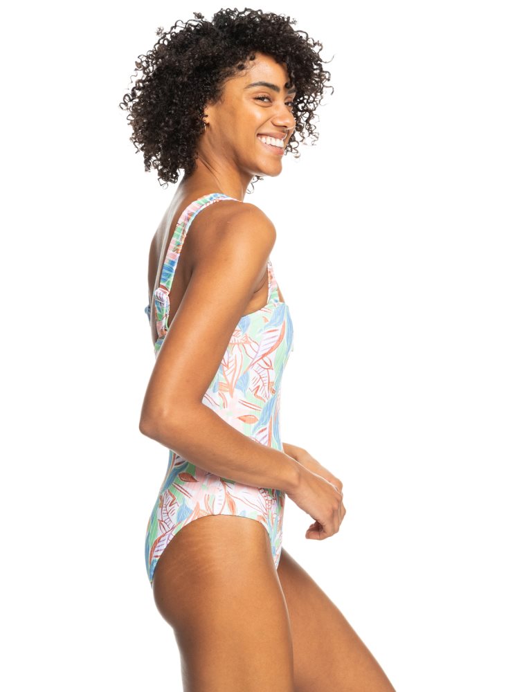 Maillots De Bain Roxy Love Rib The Coco D-Cup Multicolore Femme | AWL-49468129