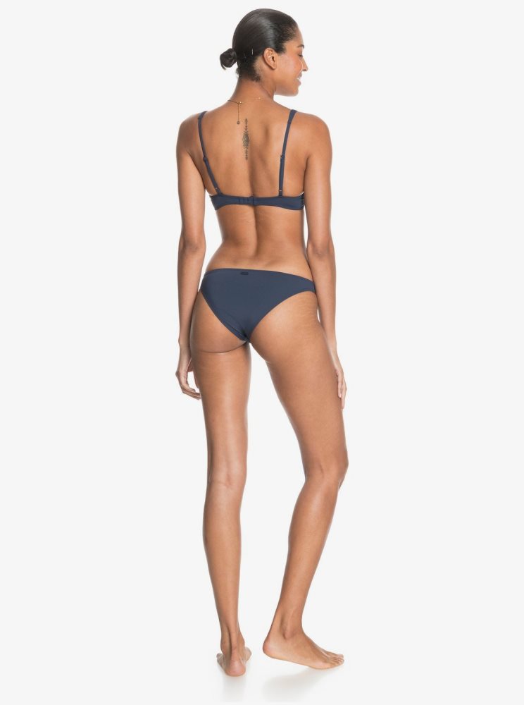 Bas De Bikini Roxy Sd Beach Classics Moderate Bo Separate Indigo Femme | ZWT-82356156