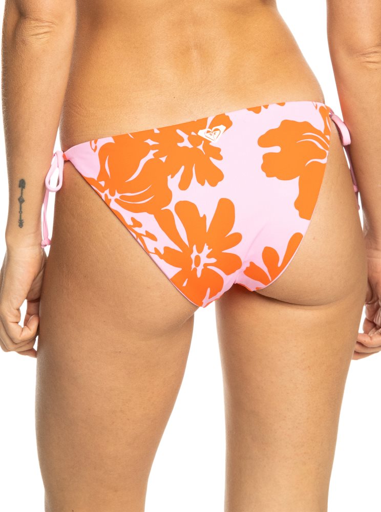 Bas De Bikini Roxy Surf.Kind.Kate. Tie Side Reversible Rose Femme | QBN-29106233